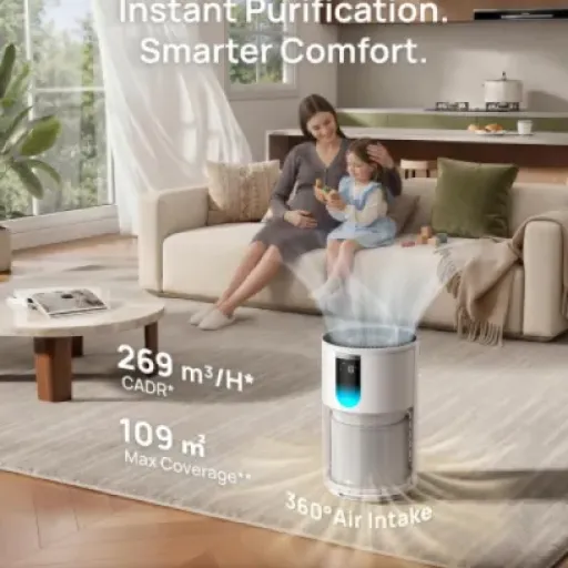 DREO Smart Air Purifier DR-HAP009S Review: quiet, efficient, but not magic on smells