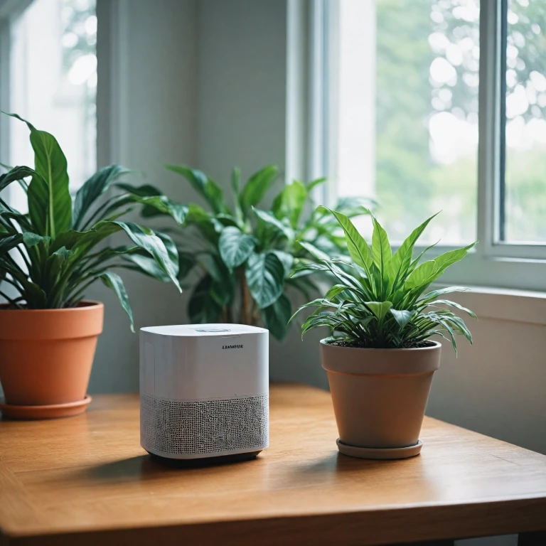 Enhancing Indoor Air Quality with a Compact Tabletop Air Purifier