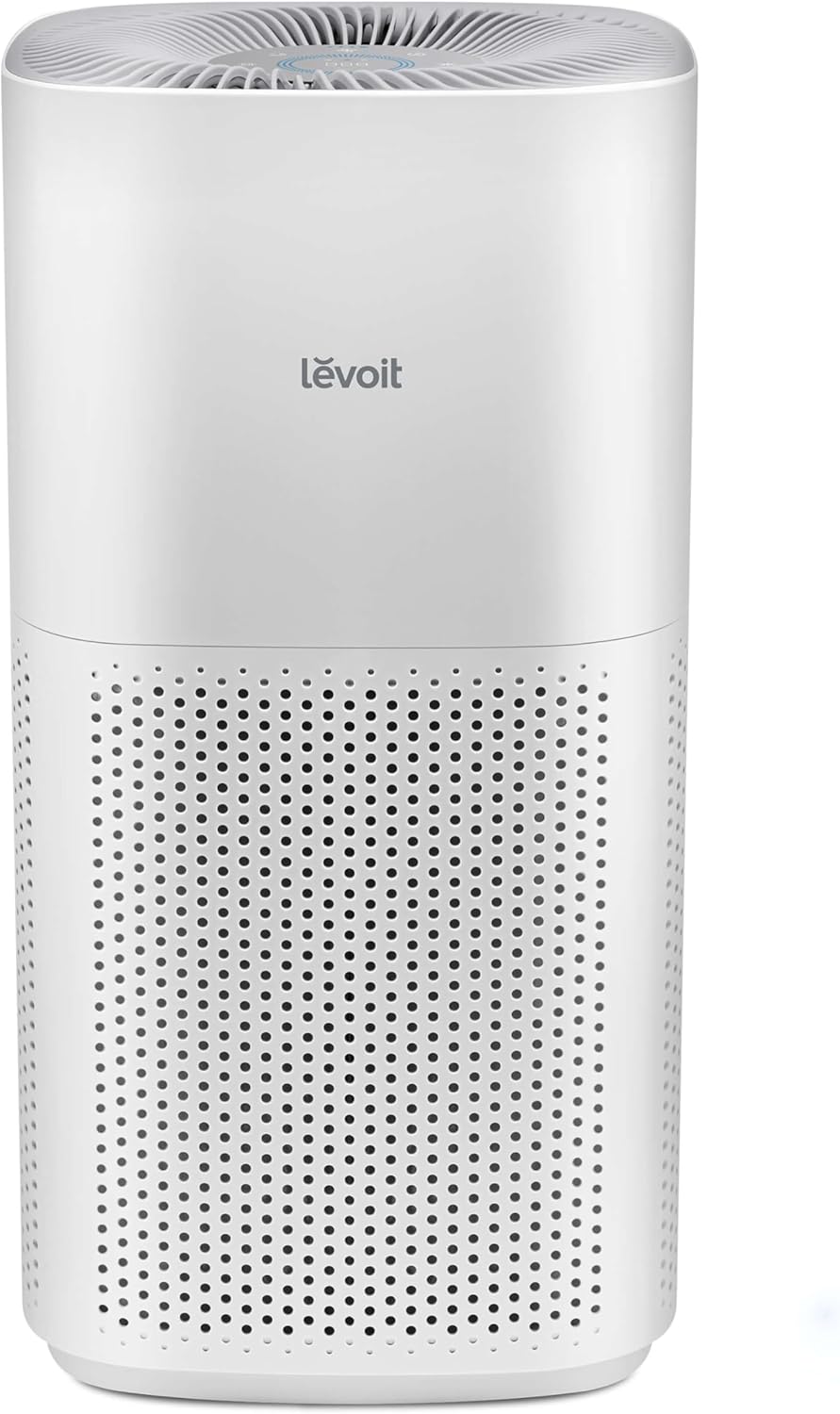 Air Purifiers for Home, Large Room Up to 2933 Ft² With HEPA Sleep Mode, AHAM VERIFIDE, Smart WIFI, PM2.5 Monitor, 3-in-1 Filter For Smoke, Pet Allergies, Dust, Alexa Control, Core 600S-P, White Core 600S White