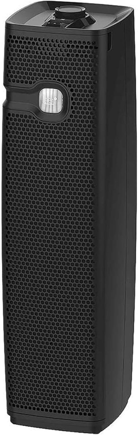 HAP9425B aer1 Tower Slim HEPA Air Purifier with Ionizer and Visipure Filter Window and Filter Life Indicator Dial for Small and Medium Rooms