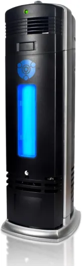 B-1000 Permanent Filter Ionic Air Purifier Pro Ionizer with UV-C, New (Black)