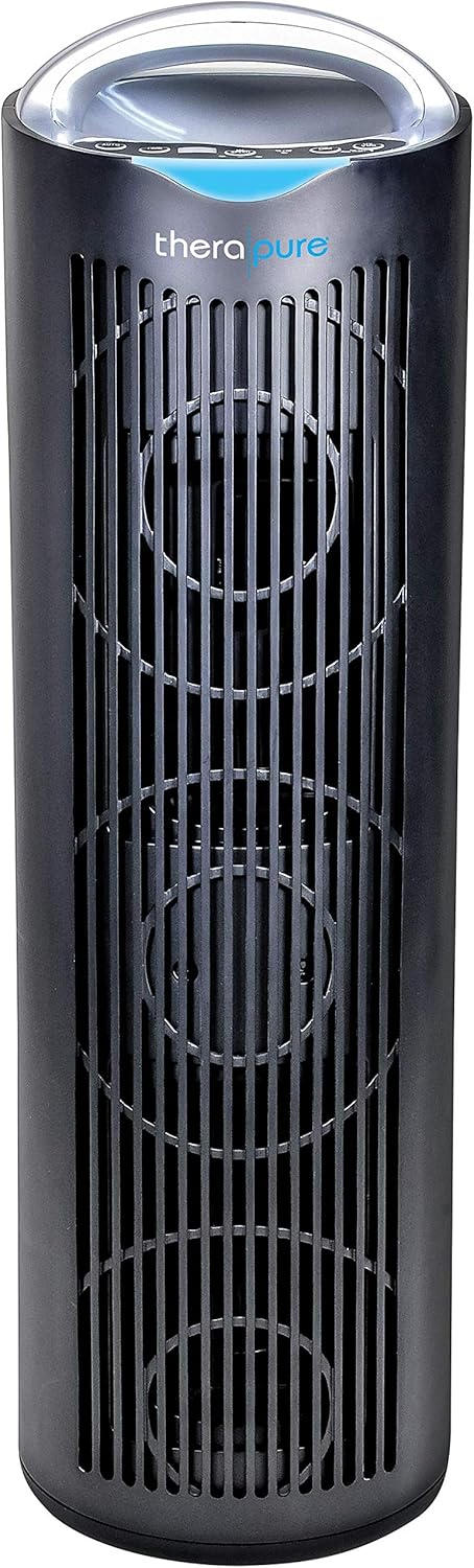 ENVION - Therapure TPP640 Air Purifier Tower with Air Sensor, Handle, and Remote Control (Black)