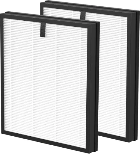 HAP603 Filter Replacement for ECOSELF HAP603WF, HAP603 Filter for ECOSELF, 3-in-1 H13 True and Activated Carbon, 2 Pack (White)