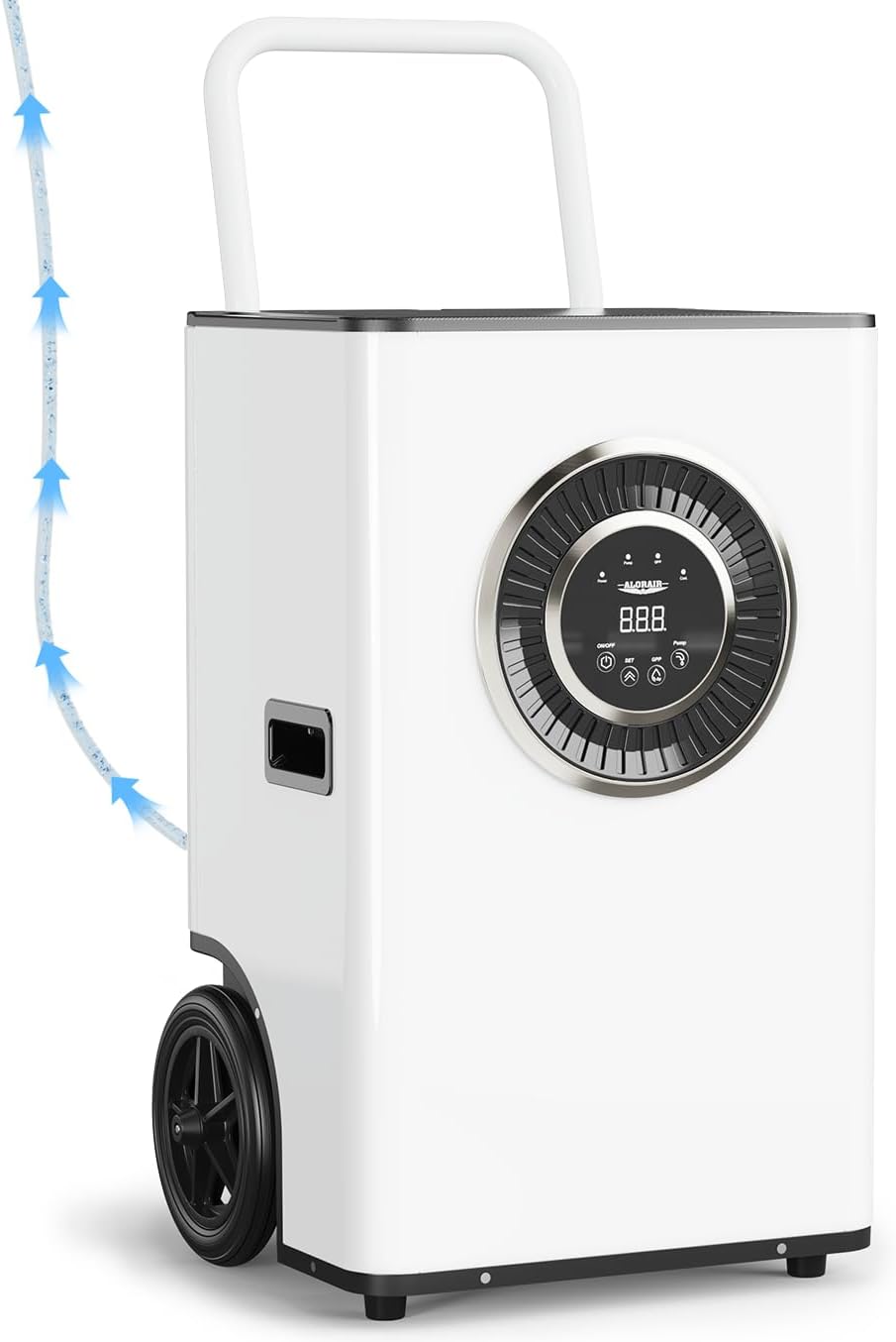 170PPD Commercial Dehumidifier with Pump & Drain Hose, SLGR Tech Industrial Dehumidifiers, for Water Damage Restore, Basements, Large Space, 5 Years Limited Warranty, Sentinel Elite 80X