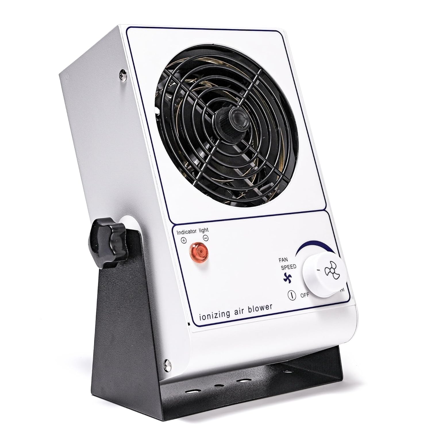 Ionizing Air Blower Fan Ion Anti-Static Elimination Discharge ESD Blower Fan 110V Ionizer Desktop Fan Eliminator