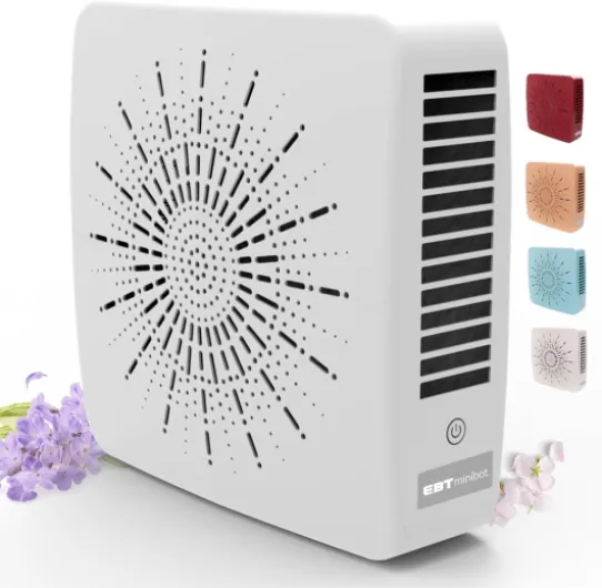 Portable Desktop Air Purifier & Fan Combo with HEPA Filter, Aroma & Ionizer – Compact Yet Powerful 3-Speed Air Cleaner for True Purification in Bedroom, Office, Travel & Gifts (White) Classic White