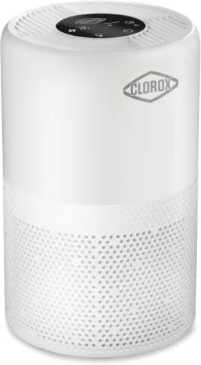 Clorox Turbo Air Purifiers for Home, True HEPA Filter, Quickly Cleans Medium Rooms Up to 1,000 Sq Ft, Reduces 99.9% of Mold, Viruses, Wildfire Smoke, Allergens, Pet Allergies, Dust, Whisper Quiet