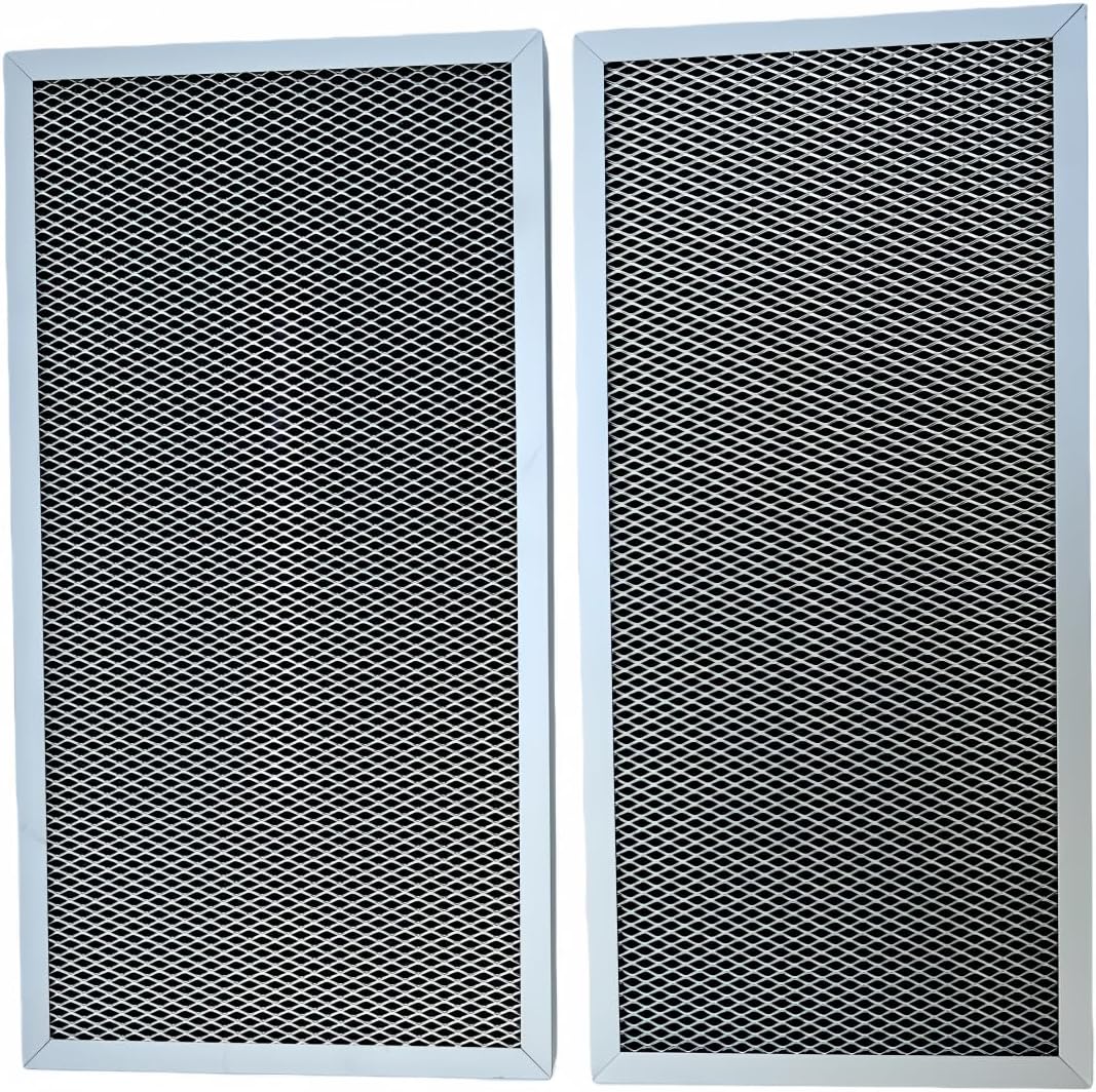 2pcs SV60800 HRV air exchanger filters Compatible with HRV150S HRV190S HRV150 HRV150FL HRV190FLS HRV190S HRV Filter Replacement Ventilation System Filters (15-3/8 x 7-1/4 & 15-3/8 x 8-1/8 in)