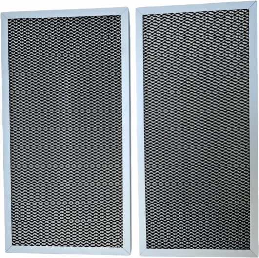 2pcs SV60800 HRV air exchanger filters Compatible with HRV150S HRV190S HRV150 HRV150FL HRV190FLS HRV190S HRV Filter Replacement Ventilation System Filters (15-3/8 x 7-1/4 & 15-3/8 x 8-1/8 in)