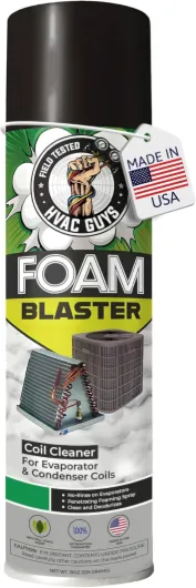 Foam Blaster AC Coil Cleaner for AC Unit - No Rinse Formula for Evaporators & Condensers - Neutral Citrus Scent 18 Fl Oz (Pack of 1)