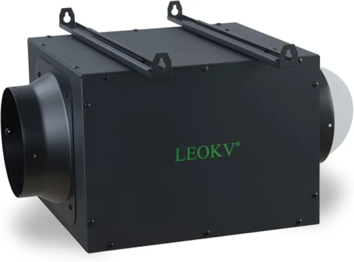 2 Speeds 200 CFM Ultra Quiet 4 Inch In Line Fan, Remote Mount Exhaust Ventilation Fan for Bathroom, Kitchen, Garage and Residential Applications, Black Medium