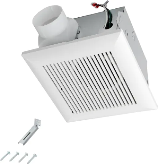 AB-BV101 Air Ventilation Fan, Exhaust Fan, 70 CFM / 2.0 Sones, White