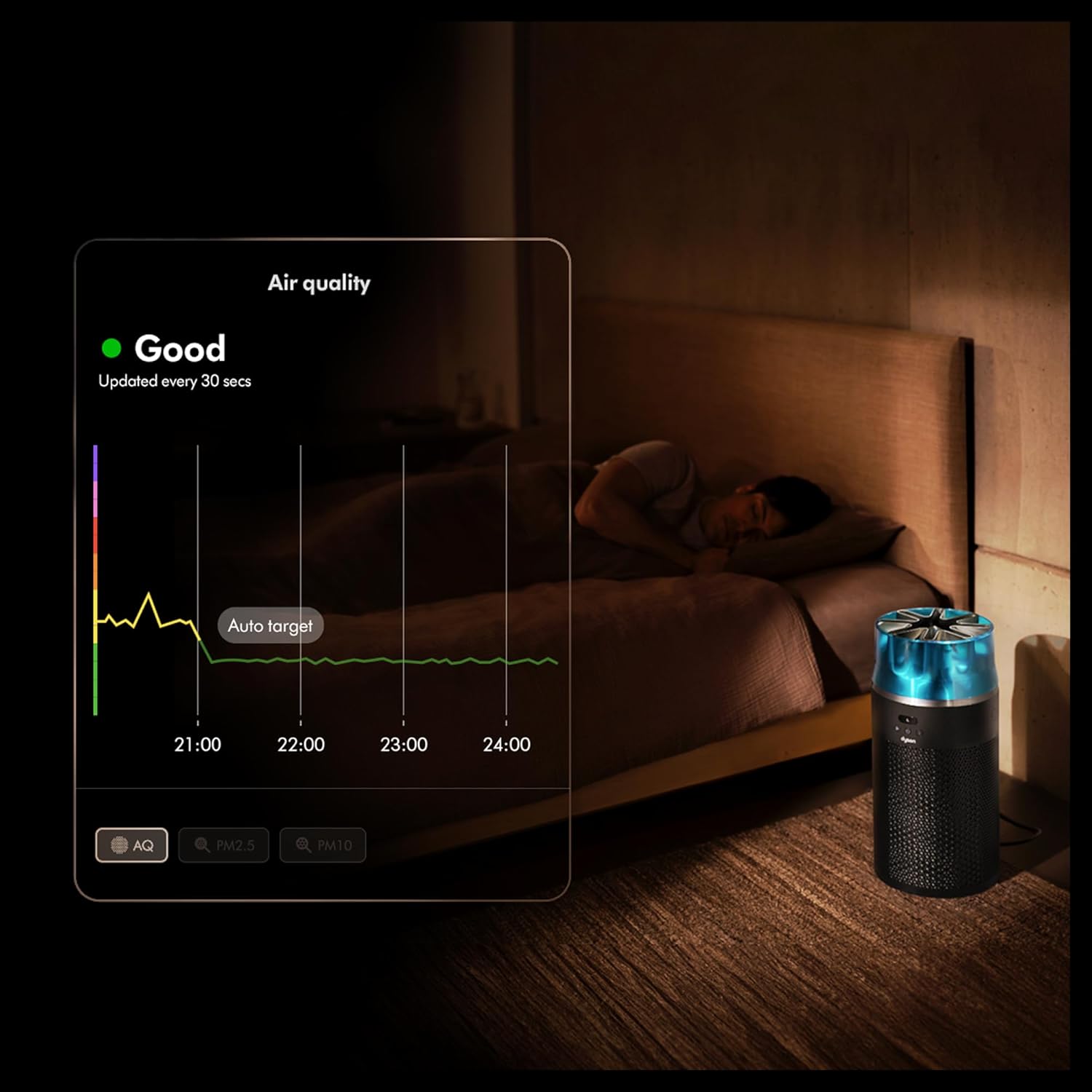 Hushjet Compact Purifier, Engineered for Powerful, Whisper-quiet, Whole-room Air Purification, Homes with Pets, Allergies, Fully-sealed filtration, 5-year no change filter (White/Silver)