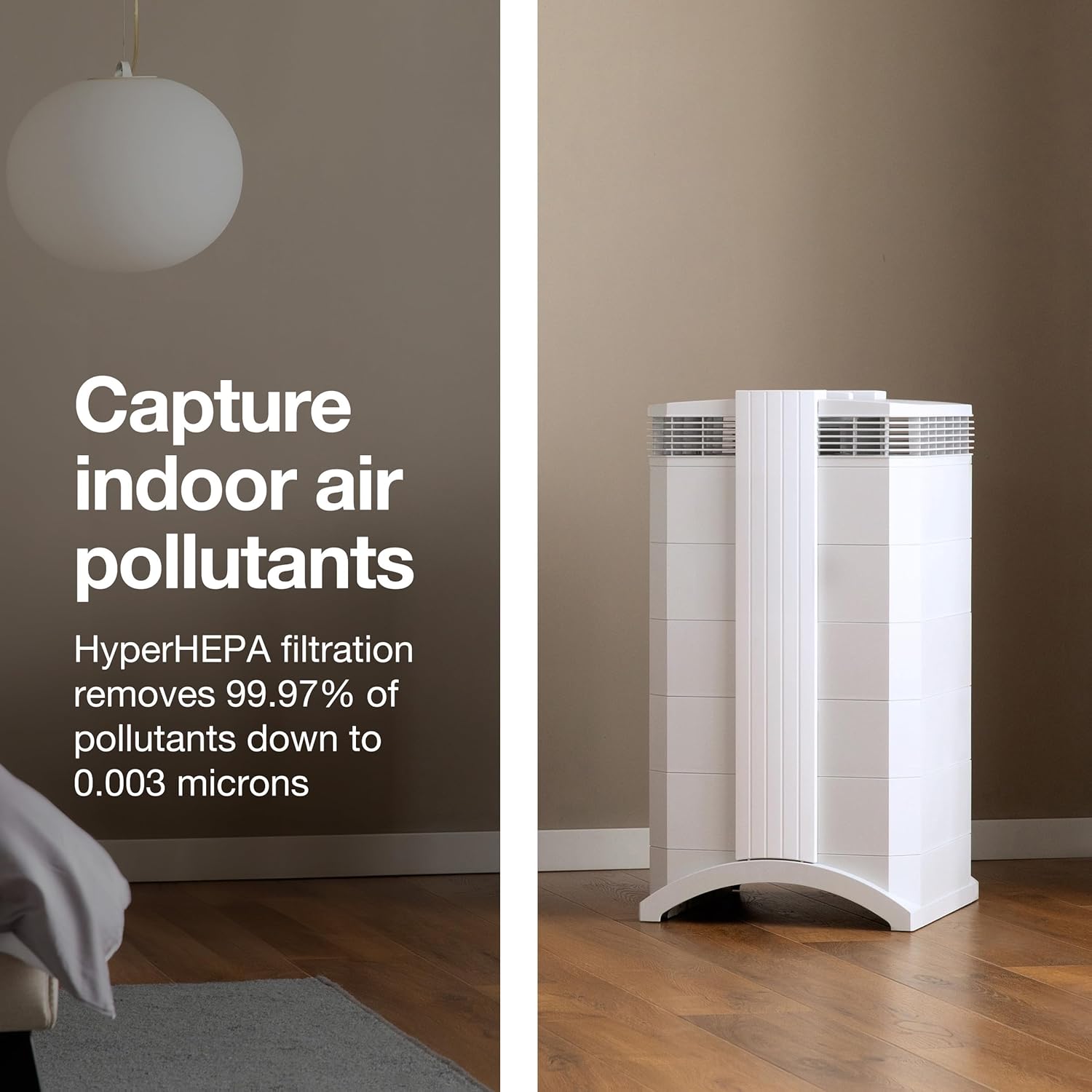 IQAir HealthPro Plus XE Smart Air Purifier HyperHEPA Filtration for Large Rooms up to 1125 sqm - Smoke, Viruses, Allergens, Asthma, Mold, Dust, Pets, Made in 2 - Healthpro Plus Xe 1 Pack