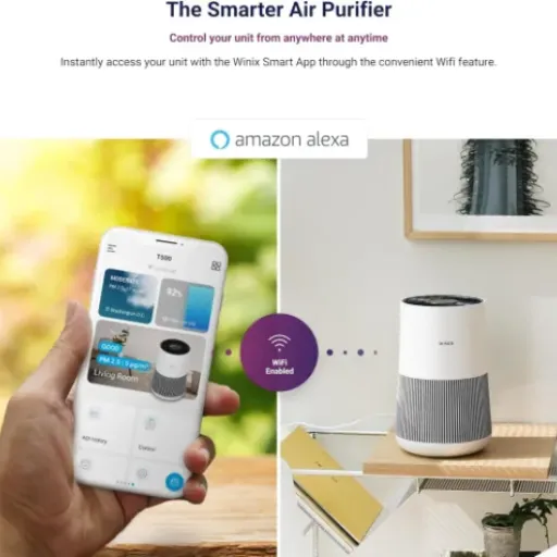 Winix T500 Air Purifier Review: compact smart purifier that quietly does the job in a bedroom