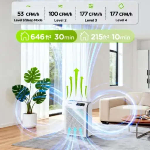 Sandrem Ganymede Air Purifier Review: Quiet smart purifier for bigger rooms, with a few quirks