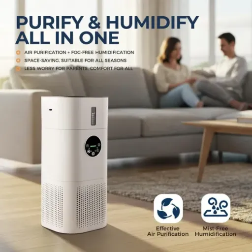 ROUNY R-T2 2-in-1 Air Purifier & Humidifier Review: a compact combo that’s decent for small bedrooms