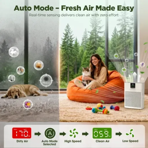 TENKER AP2410 Air Purifier Review: budget-friendly purifier with a few smart tricks