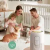 Momcozy Nursery Air Purifier Review: quiet little unit with one annoying question mark